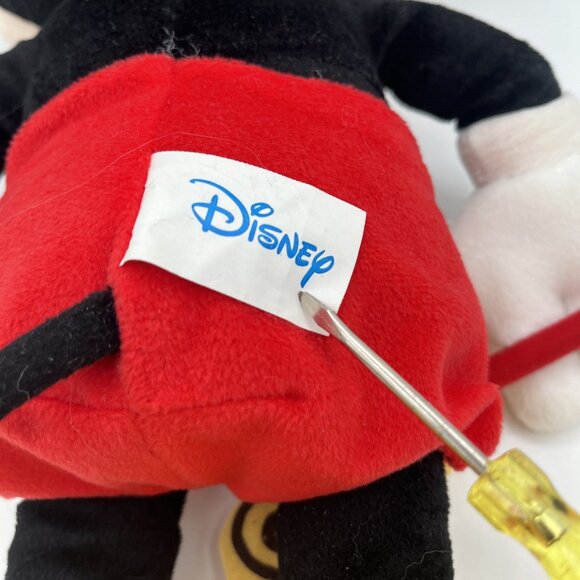 Disney Christmas Mickey Mouse Santa Plush with Lollipop – HTF Hong Kong 16" - Picture 7 of 11